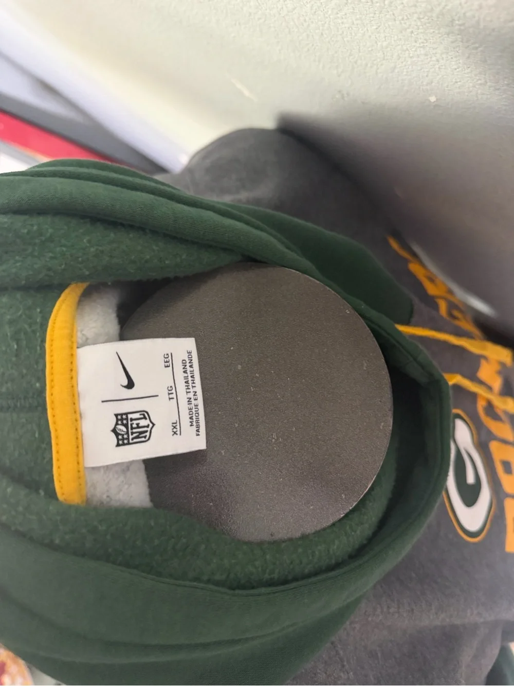 Nike DriFit NFL Green Bay Packers Pullover Hoodie